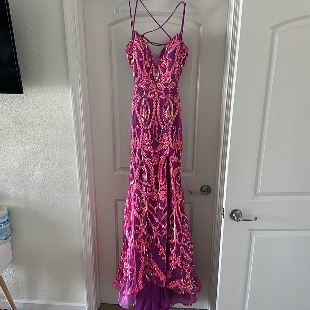 Sequin Gown. View 2